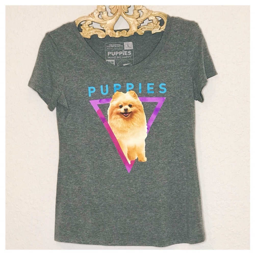 Puppies graphic tee